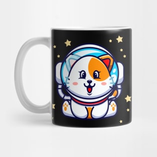 Cute Cat Astronaut Space Kawaii Chibi Kitten Pet Mug